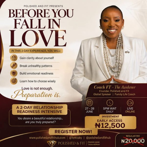 Before you fall in love